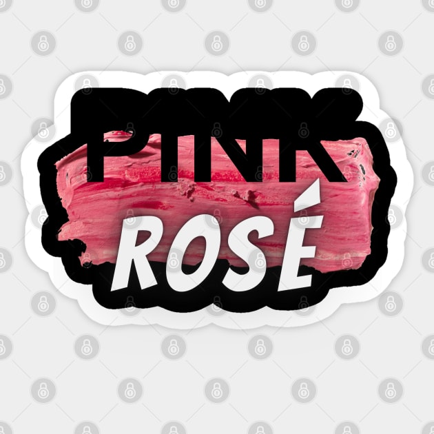 Pink Rose Sticker by Established One